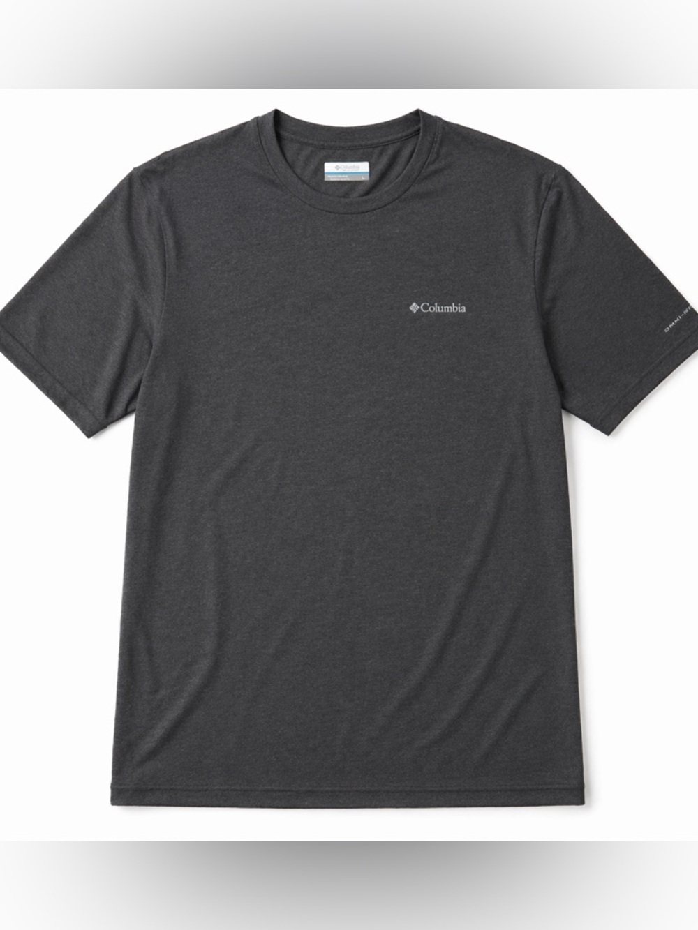Columbia Dark Gray Performance T-Shirt Men’s Large Short Sleeve Athletic